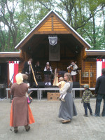 Pipentid sorgte für mittelalterliche Musik zum tanzen.